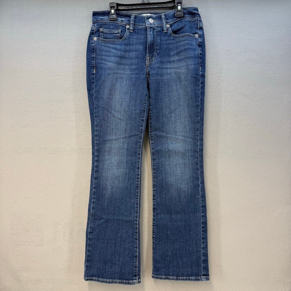 Lucky Brand Jeans Women's 4/27 Blue Sweet Mid Rise Boot Western